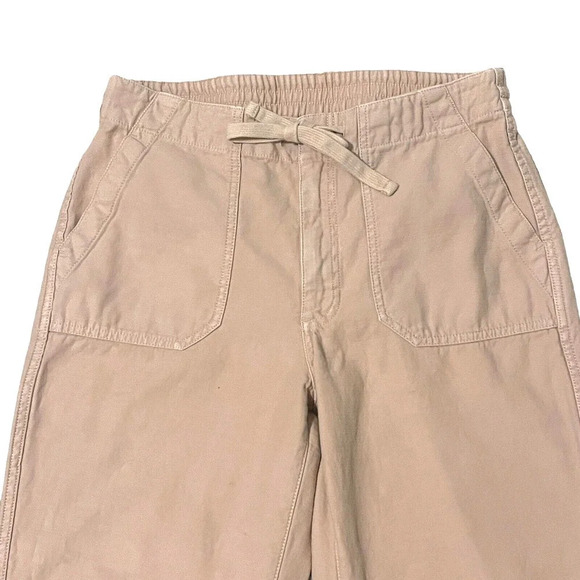 J.Crew Women’s Size Small Tie-waist Camp Pant Beachwood Beige Pull On An… - Picture 4 of 7
